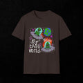 Alien Graphic T-Shirt — "Too Sexy for This World" Funny UFO Space Tee